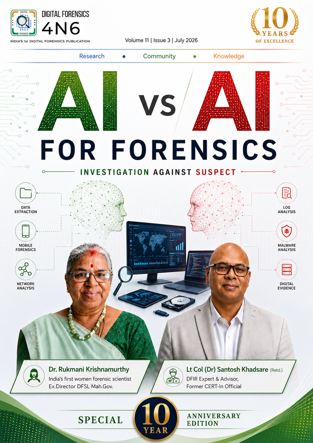Digital Forensics 4N6 magazine cover